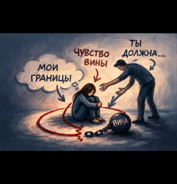 Проблемы с личными границами и чувство вины
