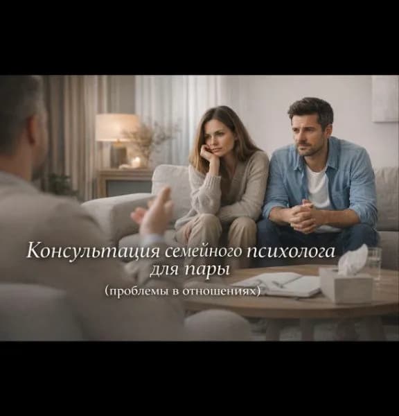 Консультация семейного психолога для пары (проблемы в отношениях)
